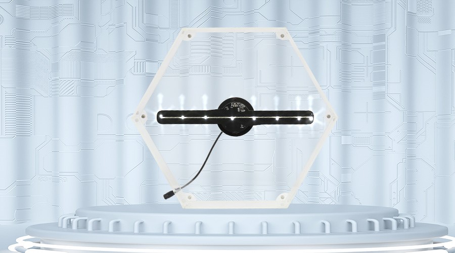 Transparent Acrylic Shell Cover For 3D Hologram Fan Transparent Acrylic Shell Cover For 3D Hologram Fan