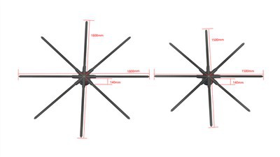 Hologram Fan Projector 75, 180CM Factory